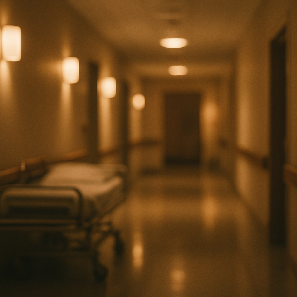 Hopeful hospital scene